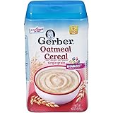Gerber Single Grain Oatmeal Baby Cereal - 16oz [並行輸入品]