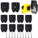 コンベックスホルダー スケールホルダー 10個セット M3ネジ付き コンベックス用他 卷尺金具 ホルダー タジマ オス金具 工具の落下防止 工具差しスケールホルダー