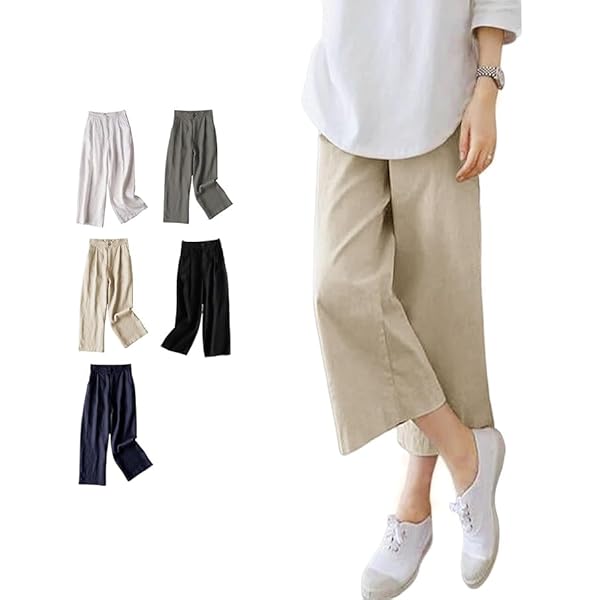 大きいサイズ レディース パンツ　ワイド　春夏 秋 新品 ウエストゴム 大きいサイズ】 レディース ワイドパンツ 春夏 秋 新品 ウエスト