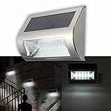 ソーラーパワー5 LEDウォータープルーフウォールライト屋外ガーデンパスヤードランドスケープランプ