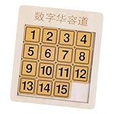 GUOOL スライド ナンバーパズル 15 クロツキパズル 男の子 女の子向け IQ ゲーム 対象年齢 3 歳以上 教育 親子の交流 頭の体操 おもちゃ
