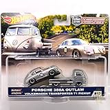 MATTEL HOTWHEELS 1:64SCALE "TEAM TRANSPORT PORSCHE 356A OUTLAW & VW TRANSPORTER T1 PICKUP" マテル社製 ホットウィール 1:64スケール 「カーカルチャー チームトランスポート ポルシェ 356A アウトロー & フォルクスワーゲン トランスポーター T1 ピックアップ」【並行輸入品】