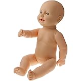 【ノーブランド品】子供　おもちゃ　シリコン　ソフトビニール製　リアル　赤ちゃん人形　女の子　ドールハウス用品