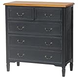 ブロカントシリーズ　　チェスト　MCH-5321BK