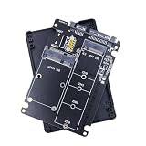 二重目的アダプタカード M.2 NGFF m.2 sata 変換 殻付き MSATA SSD 変換ケース アダプター SATA3 外付け