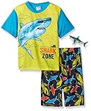 AME Sleepwear Little Boys' Shark Zone 2pc Pajama Short Set Assorted 6 [並行輸入品]