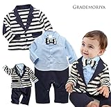 （グレードモリヤ） Grade moriya フォーマル ロンパース　ベビー　スーツ セット 男の子 ベビー ロンパース　おでかけ　ニット　ジャケット　子供服 ボーイズ 男の子 キッズ フォーマルスー