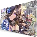 ウマ娘 マウスパッド 大型プレイマット 大型 デスクマットおしゃれ キャラクター かわいい キーボード 防水 贈り物-B_30cmx70cmx3mm