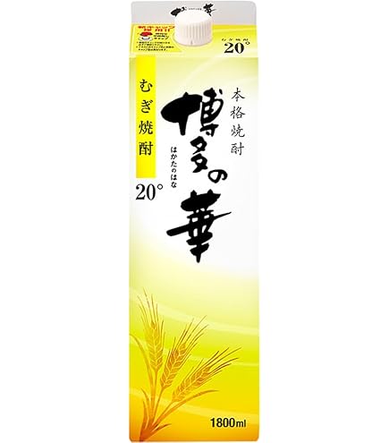 Amazon.co.jp: 乙 博多の華 麦25°パック／福徳長 1.8L × 6本 : 食品