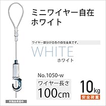 Amazon | 福井金属工芸 ピクチャーレール用 カラーミニワイヤー自在