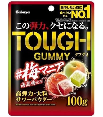 Amazon.co.jp: Kabaya Foods Kabaya Tough Gummy, 3.5 oz (100 g) x 6
