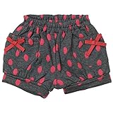 《H28年秋冬物》(日本製) Joues douces(ジュース デュース) ランダム接結水玉柄かぼちゃパンツ 90cm /CH NO.DP-63812