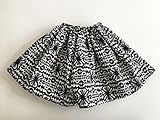 bebe couture(ベベクチュールベビー用品専門店)日本製キュロットスカート モノトーン幾何学柄80cm
