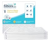 cleanerfiltersプレミアムAC炉エアフィルタ、MERV 8 ( 6パック) 12x24x1 ホワイト FB12X24
