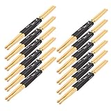5Aドラムスティック 12ペア 木製ドラムスティック ドラムスティック 持ちやすい ドラム練習