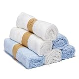Kimicare Bamboo Baby Washcloths - Premium Soft & Absorbent Towels for Baby Bath - Durable Organic Ba
