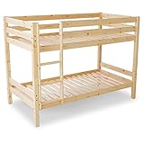 二段ベッド 天然木 すのこ板 ヨーロッパデザイン はしご左右付け替え可能 キッズベッド シングル ナチュラル