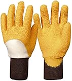 Rostaing製ガーデングローブ[手袋]ROSIER8　イエロー（男性用）[2012年新商品]