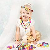 PopビーズジュエリーyosmiクリエイティブDIYネックレスブレスレットセットGirl Toy For Kids Art Craftsスナップビーズ教育玩具( 290pieces )
