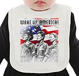 Wake Up America ネクタイを有する有機ビブ Medium