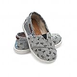 【TOMS】トムス BIMINI GREY CHAMBRAY SKULLS キッズ/ベビースリッポン 10006590 (T8(15cm)) [並行輸入品]