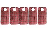 5 x Economy Large Red Adult Bib by Care Home Superstore