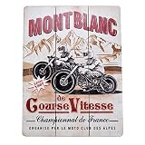 【USA アメリカン デザイン】木製 MOTORCYCLE カフェ 車庫 ガレージ サインボード ビンテージ バイカー インテリア ウッド 看板 ;WVSB-050