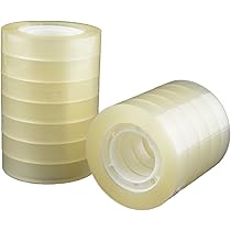 Amazon.co.jp: 梱包用テープ 粘着テープ 透明 強力片面 ミニ 小