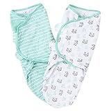 スワドルミー 2セットオーガニック おくるみ Summer Infant (サイズ　L　カラー:　Little Rascal）サマーインファント [並行輸入品]