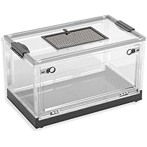 爬虫類 ケージ 飼育ケース 両開きガラスケース Amazon | haoyunjianjiak 爬虫類ケージ 爬虫類/両生類飼育ケース