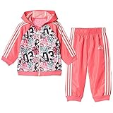 アディダス(adidas) ベビー Infant SP ウーブン フルジップパーカー上下セット DSG87 CE9609 エナジーアクア/Sピンク 70