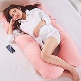 QIANDI妊婦抱き枕人気 授乳クッション U型妊婦枕 多機能 抱きまくら 健康クッション 背もたれ枕 腰痛対策 姿勢矯正 寝心地サポート枕 (D)