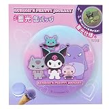 ティーズファクトリー KUROMI'S PRETTY JOURNEY 蓄光缶バッジ クロミ なかまたち Φ5.6×D0.5cm SR-5542777NA