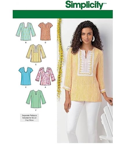 Patron De Couture Burda 7701 - Style Indien Sari Avec Tunique Et Pantalon | Taille 8 à 20 | Instructions En Anglais
