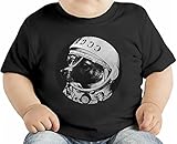 Laika The Space Dog オーガニックベビーTシャツ 12 - 18 Months