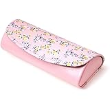 メガネケース 花柄 セミハード メガネケース スリム めがねケース 眼鏡ケース マグネット フラワー 花 おしゃれ プレゼント ギフト