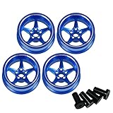 イーグル模型 ミニ四駆用5スポーク大径ホイール #MINI4-W002U-BL