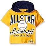 Gerberガーバーベビー男の子フード付き半袖Tシャツ カラー: イエロー