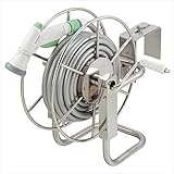 カクダイ　ステンレスホースリールハンガー（ベランダ用）【559-102】[新品]