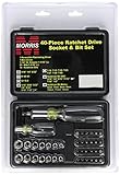 Morris Products 54220 Ratchet Driver Socket and Bit Set, 40 Piece [並行輸入品]