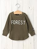 CLOUDY,FINE LATER(クラウディファインレター) ベビー ワッフル Tシャツ ベビー服 長袖 子供服 男の子 女の子 長袖 90㎝ 1～2才頃 カーキ 50115 50115023