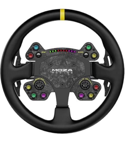 Amazon | SIMPUSH レーシングゲームステアリングホイール 改造ハンドル