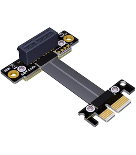Amazon.co.jp: ADT-Link PCIe 3.0 x 4延長ケーブル32 G/bps PCI