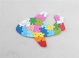 Prow子供パズル航空機ツイン面木製Learning IntelligenceジグソーパズルおもちゃBuilding Blocks Ideal For Childs 'クリスマスギフト