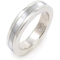 Amazon | シルバー925 マザーオフパール シェルリング 白蝶貝