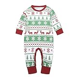(リトルシング) Little Thing ベビー用　クリスマス衣装 ★ サンタ　ロンパース　綿　可愛い　パジャマ　普段着　プレゼント　70-100cm (70（身長60cm-65cm）)
