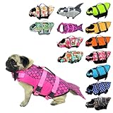 【24HOURS】ライフジャケット 犬 犬用 ピンク ドッグ Dog ペット 安全 安心 セーフティ 小型犬 中型犬 大型犬 水遊び プール 海 川遊び 救命胴衣 フローティングベスト ライフベスト ペット用品 犬用品 浮き輪 ペットグッズ KM514G Sサイズ (x 1)