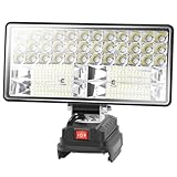 アルチザンツール 投光器 5700 LM 90W 作業灯 8インチ ワークライト マキタ18Vバッテリー対応 高輝度 小型 夜間作業灯 非常用ライト クマ対策 防災ライト バッテリー別売