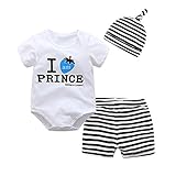 エルフ ベビー(Fairy Baby)ベビー服 半袖Tジャツ パンツ 帽子 3点セット 男の子 prince サイズ：80