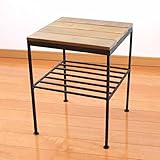 WI サイドテーブル＆スツール ナイトテーブル スツール コーヒーテーブル 35x35x45cm